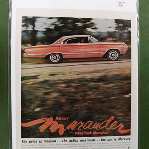 Merc #133  Mercury    Magazine Ad -   1963