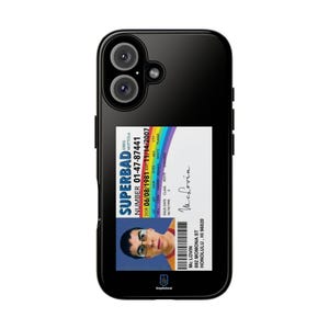 Stylish Phone Case with Vintage ID Design, Tough Cases, Unique Gift for Friends, Pop Culture Accessory, Durable Cell Phone Protection