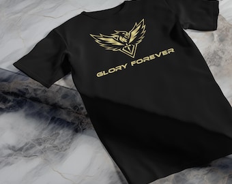 Goldadler christliches T-Shirt, Ruhm für immer Bibel-Vers-T-Stück