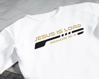 Jesus Is Lord T-Shirt: Christian Faith Bible Verse Tee