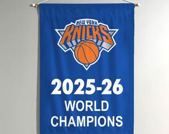 New York Knicks Replikat 2026 NBA Cup Banner 61cmx90cm