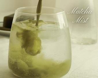 Aceite perfumado en roll-on Matcha Mist / Aroma vegano de higo y madera de cedro