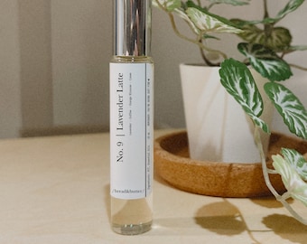 Aceite perfumado roll-on de lavanda con leche / Fragancia de café gourmand / Aroma vegano artesanal