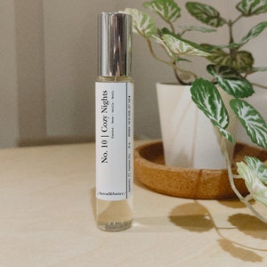 Cozy Nights Artisan Roll-On Fragrance | Handmade Natural Perfume | Warm Vanilla Spiced Aromas | Vegan & Cruelty-Free | Fall Fragrance