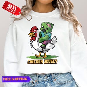 Cute Gaming Shirt Design, Funny Game Character Toddlershirt, Funny Gamer shirt, Funny Riding Chicken shirt,Gamer Shirt shirt,Gift For Gamers