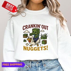Chicken Jockey Shirt - Funny Farm Animal Tee, Perfect for Gamers & Animal Lovers, Gamer Gift, Cartoon Graphic Sweatshirt For Chicken Lovers