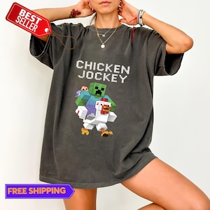 Cute Gaming Shirt Design, Funny Game Character Toddlershirt, Funny Gamer shirt, Funny Riding Chicken shirt,Gamer Shirt shirt,Gift For Gamers
