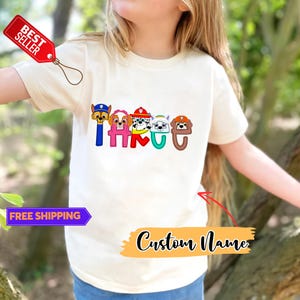 Custom Name Patrol Birthday Family Shirt, Patrol Birthday Boy Youth Shirt, Personalized Birthday Shirt, Custom Patrol Shirt, Birthday Party