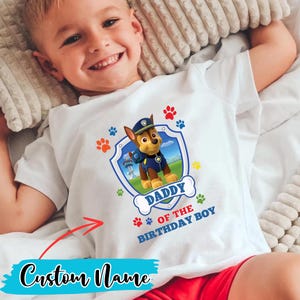 Patrol Birthday Boy Shirt, Custom Name Patrol Birthday Family Shirt, Personalized Birthday Shirt, Custom Patrol Shirt, Birthday Party _P4