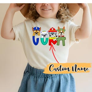 Custom Name Patrol Birthday Family Shirt, Patrol Birthday Boy Youth Shirt, Personalized Birthday Shirt, Custom Patrol Shirt, Birthday Party