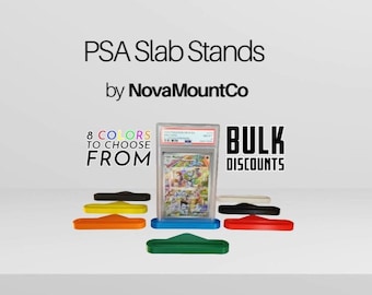 3D Printed PSA Graded Card Display Stand: TCG & Sports Card Holder