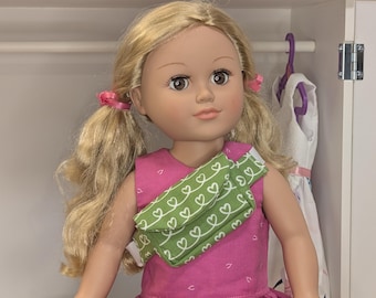 Custom Doll Cross Body Bag - Optional Adjustable Strap and Personalization!