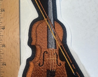 Parche de violín para chaqueta universitaria / chaleco de motorista