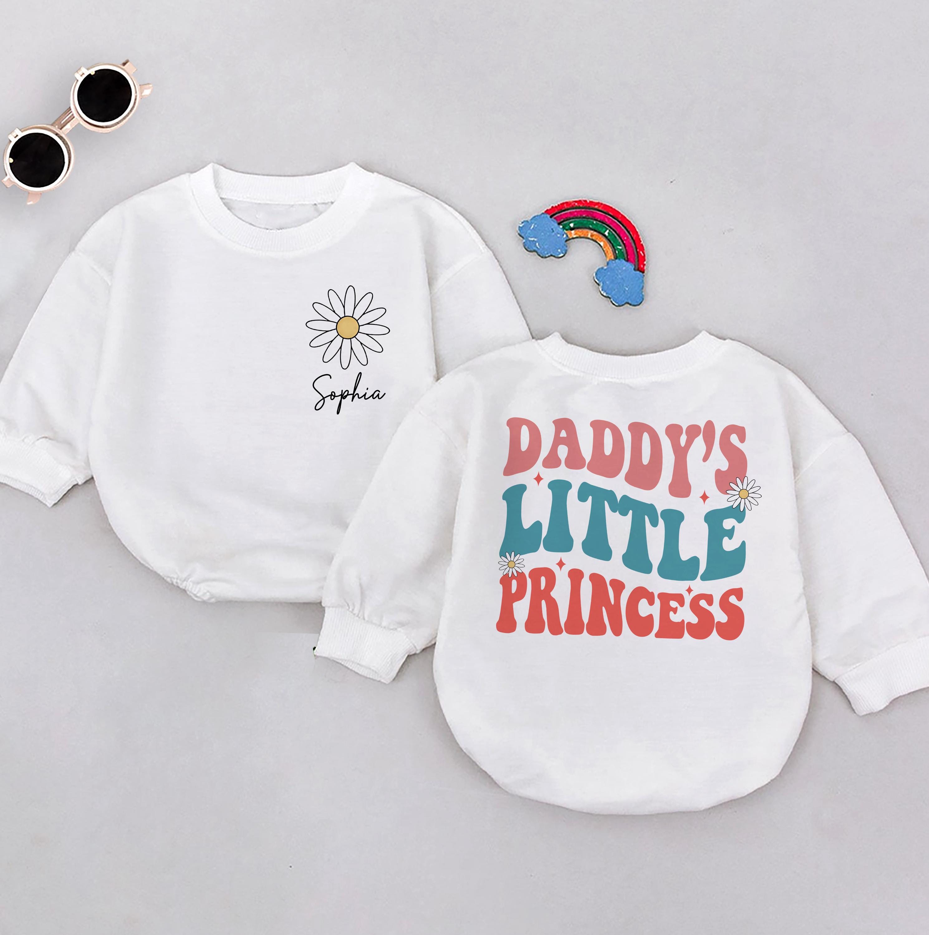 Long Sleeve Romper Baby Girl Newborn Baby Girl 'Daddy's Princess' Outfit   Long Sleeve Romper & Plaid Bloomers Set With Headband, Fall Winter Clothes  Nike Baby Girl Clothes