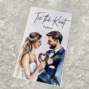 Neu! Binden Sie den Knot Tarot, Braut Tarot Karten, Braut Tarot Deck, Hochzeit Tarot Karten Deck, Einzigartiges Tarot Deck, Bachelorette Geschenk, Braut Geschenk