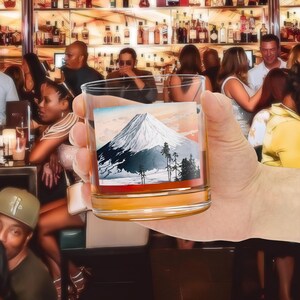 Quartiere di Katsuyama, bicchieri da whisky, regali per gli sposi, regali per gli amanti del bourbon, bicchieri eleganti, bicchieri da whisky, bicchieri vecchio stile