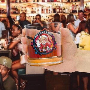 Rundum-Print Rocks Glass: Moderne Scotch Whisky Gläser