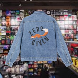 Zero Fox Given. coat, denim trucker jacket, womens denim jacket, denim jacket outfit, jacket, oversized denim jacket, gift for friends
