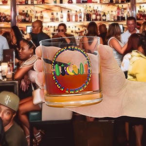 Rocks Glass mit Rundum-Print: Moderne Whiskey-Gläser