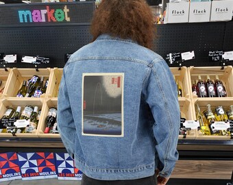 Fireworks,  gifts for guy friends, Trucker Jacket, Denim Jacket, Fashion, Jacket, paint textures, icon, new years eve, coast, history,harbor