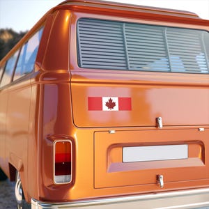 Proud Canadian, vehicle vinyl sticker, humor bumper stickers, hilarious bumper sticker, truck decals for back window, Inexpensive Gift Ideas