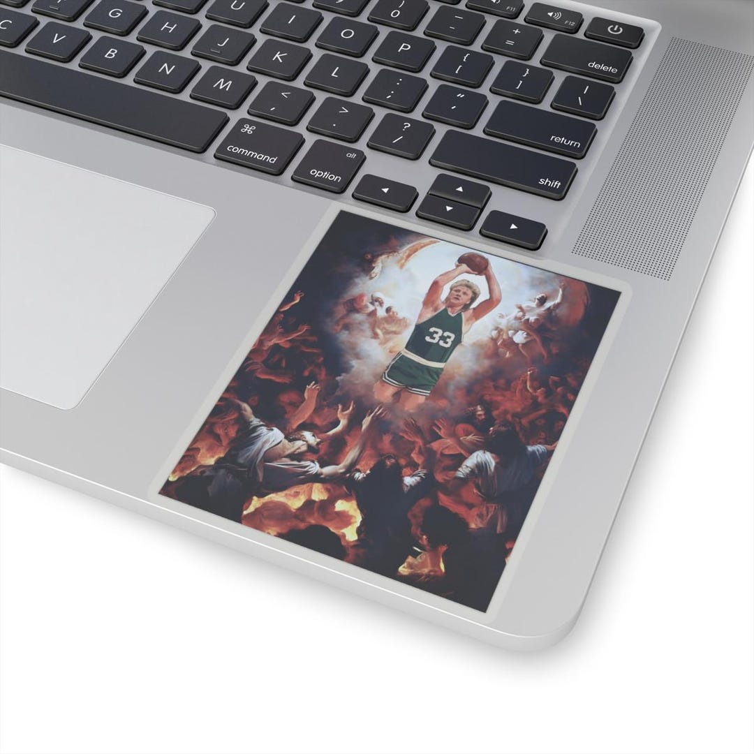 Sticker For Larry Larry Bird Sticker: Funny Basketball Humor, Waterproof Decal - Etsy