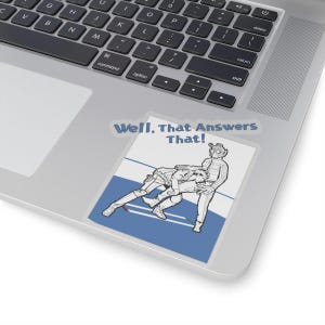 Who Shot First, kiss-cut-sticker, humorbumperstickers, hilarische bumpersticker, gekke bumperstickers, aangepaste helmstickers, BJJ, MMA