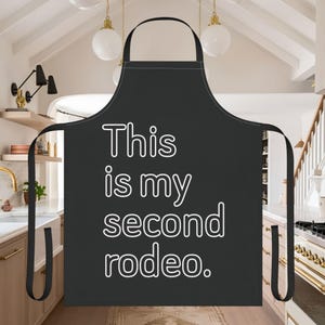 Rodeo 2, Geschenk für einen Bäcker, Geschenkideen für Köche, Kochgeschenke, lustige Schürze für Jungs, lustige Schürze, Grillschürze