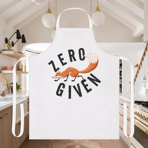 Zero Fox Gegeben, Geschenk für einen Bäcker, Geschenkideen für Köche, Kochgeschenke, lustige Schürze für Jungs, lustige Schürze, Grillschürze, Geschenk, Geschenk für Freund