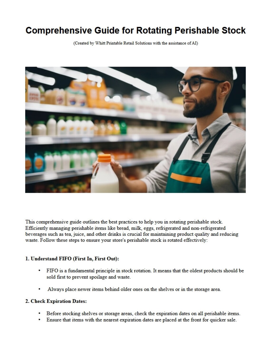 Stock Rotation Management Bundle: Labels, To-do-list, PDF Guide - Etsy