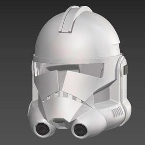 Capacete do Soldado Clone da República da Fase 2 Animado de Star Wars - Kit Faça Você Mesmo