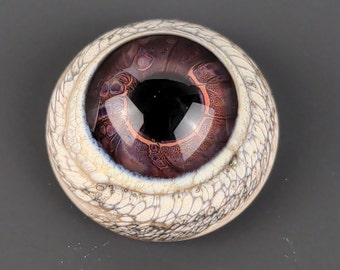 19x10mm Glass Eye Cabochon, Handmade Jewelry Supplies