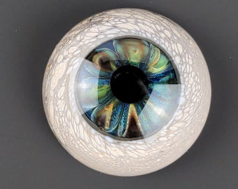 25x11mm Glass Eye Cabochon, Handmade Jewelry Supplies