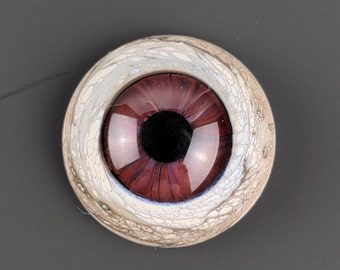 24x11mm Glass Eye Cabochon, Handmade Jewelry Supplies