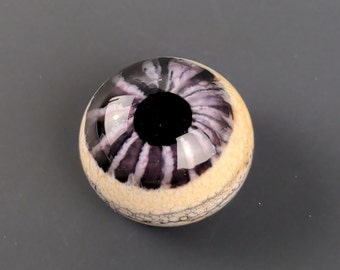 14x10mm Purple Glass Eye Cabochon