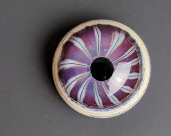 18x10mm Glass Eye Cabochon, Handmade Jewelry Supplies