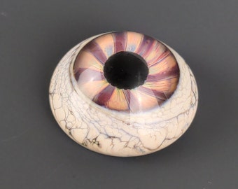 20x10mm Glass Eye Cabochon, Handmade Jewelry Supplies