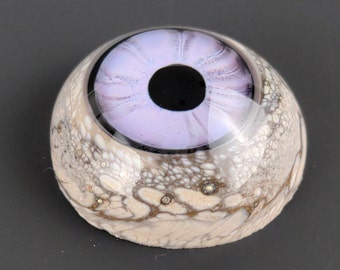 23x11mm Glass Eye Cabochon, Handmade Jewelry Supplies
