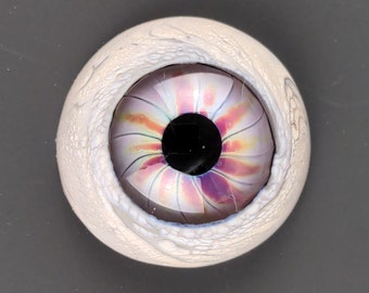 24x11mm Glass Eye Cabochon, Handmade Jewelry Supplies