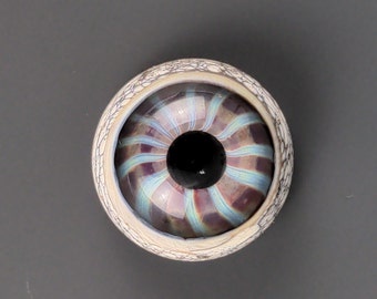 19x10mm Glass Eye Cabochon, Handmade Jewelry Supplies