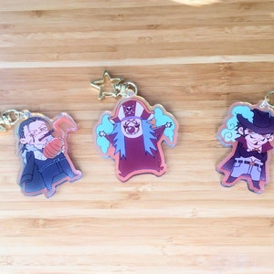 Cross Guild Rainbow Acrylic Charms