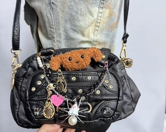 Mini Cute Dog-Themed Handbag for Women Original Small Batch Design Crossbody & Handheld Bag Cute Bag Gift Handmade Bag Kid Crossbody Bag