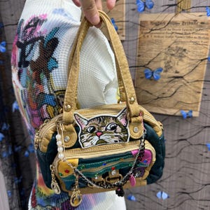 Mini sac à main sur le thème des chats pour femme petit sac à bandoulière et sac à main original original sac mignon cadeau sac fait main sac à bandoulière pour enfant