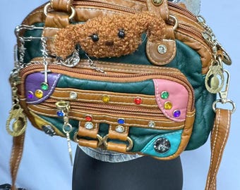 Mini Cute Dog-Themed Handbag for Women Original Small Batch Design Crossbody & Handheld Bag Cute Bag Gift Handmade Bag Kid Crossbody Bag