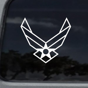 US Air Force Vinyl Decal, US Airforce Sticker, US Airforce Decal, Airforce Bumper Sticker
