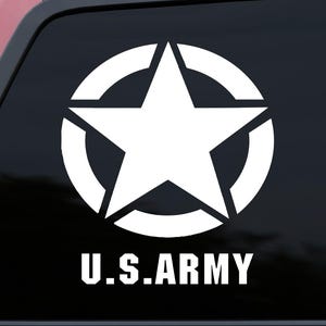 Military US Army logo Decal, Vinyl Decal Sticker, U.S. Army