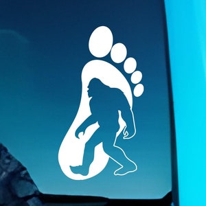 Bigfoot Decal - Multiple Colors and Sizes -Sasquatch Decal, Vinyl Decal, Window Sticker