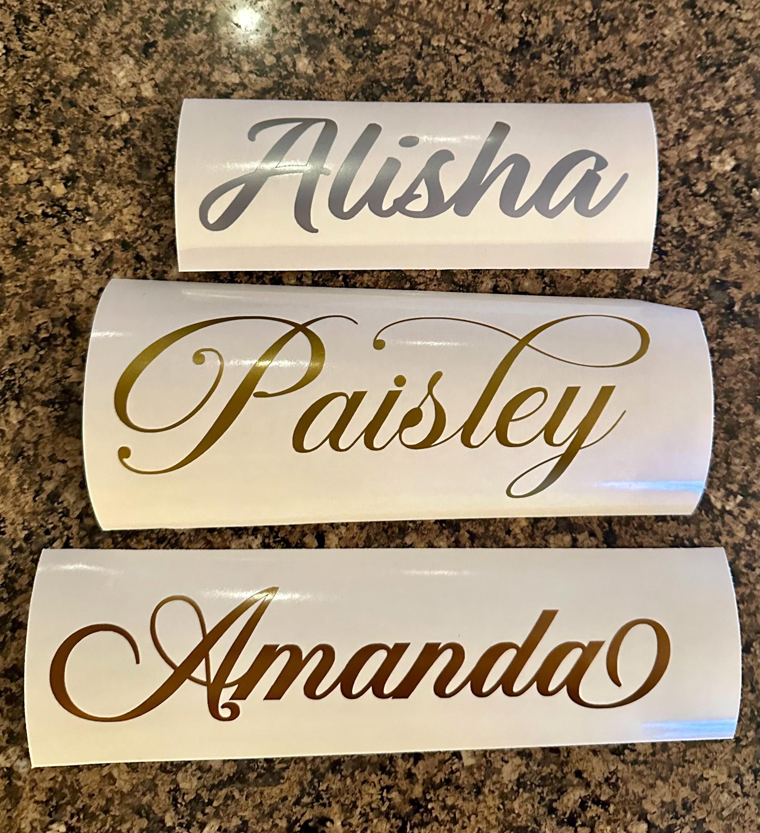 Name Decal, Bridesmaid Proposal, Wedding Favors, Labels, Bridesmaid Proposal Box, Maid of Honor Proposal, Bridal Party Gift Tags, Wedding