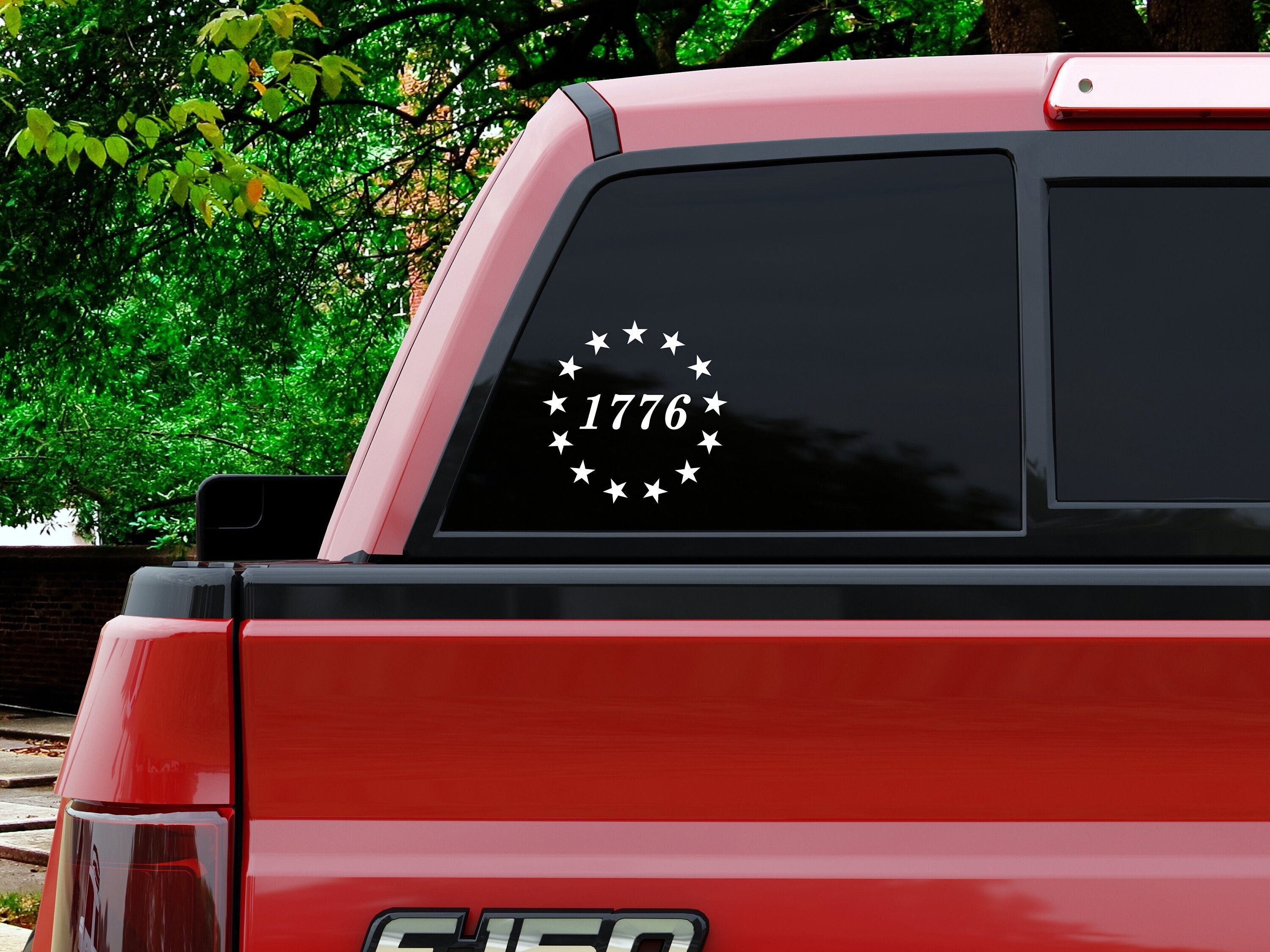 1776 Vinyl Decal- Multiple Colors and Sizes - Vinyl Car Decal ...