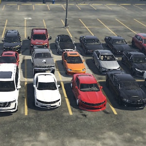Fivem-autopack met badge: 30 auto's